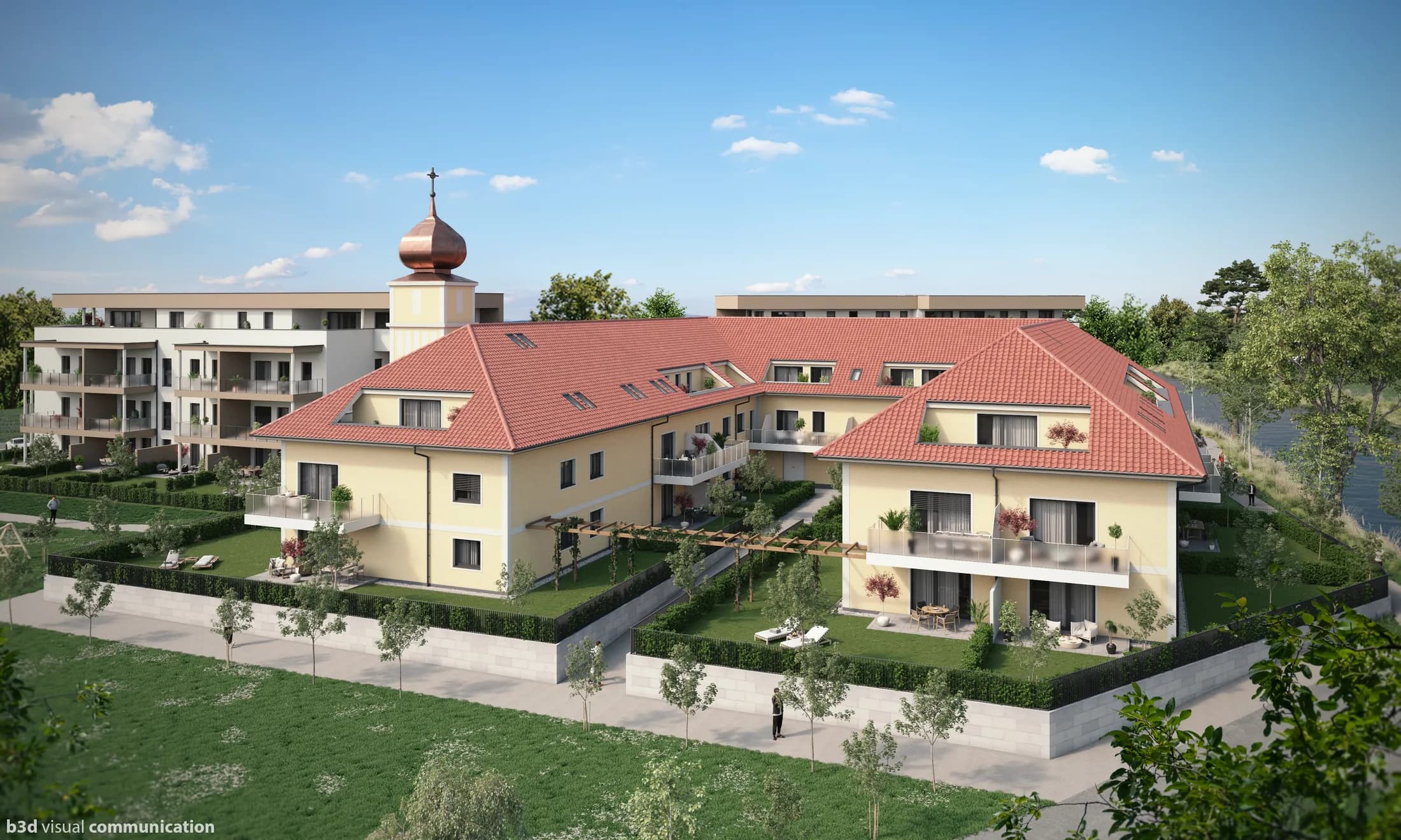 Balkon und Dachterrasse